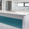 Glass Effects - Uniformed lines on Effects glass splashback
